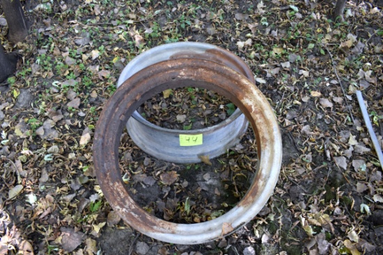 Pair Of Tractor Rims