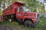 1973 Ford 8000 Tandem Axle Dump Truck, V8, Gas, Twin Stick Trans, 11 ft Box, Motor Turns Over, Issue