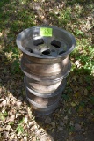 Set Of 4,  5 Bolt Aluminum Rims