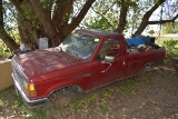 1991 Ford Ranger XLT PickUp, Non Running, 1 Tire, Reg Cab, Sells With Contents, Has Title
