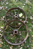 Pair Of Steel Wheels