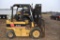 Daewoo Model G25S Forklift, Side Shift,  Hard  Tire, 7163 Hours, Believe to be a 5000lb  Lift Capaci