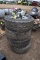 Cooper Discoverer ATP M+P LT285/70R17 Tires,  Load Range E, On American Racing Aluminum  Rims, 8 Bol