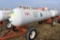 1000 Gallon Anhydrous NH3 Tank On Running  Gear With Flotation Tires