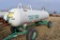 1000 Gallon Anhydrous NH3 Tank On Running  Gear With Flotation Tires