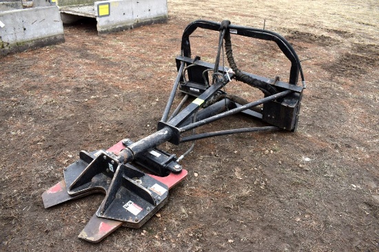 Hy-Reach Hydraulic Tree Shear, Hydraulic  Tilt, Universal Skid Loader Plate