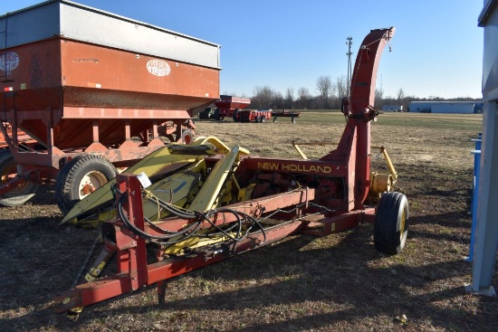 New Holland 770 Forge Harvesters, Pull Type,  1000 PTO, 2 Row 30"Corn Head, 5' Hay Head,  Good Knive