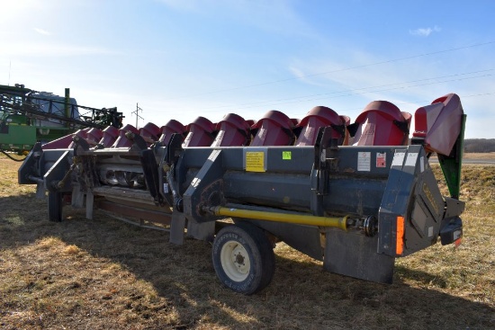 Cressoni 12 Row 30" Chopping Corn Head, Poly  Snouts, Knife Rolls, SN: 123058704, Came Off  Flagship