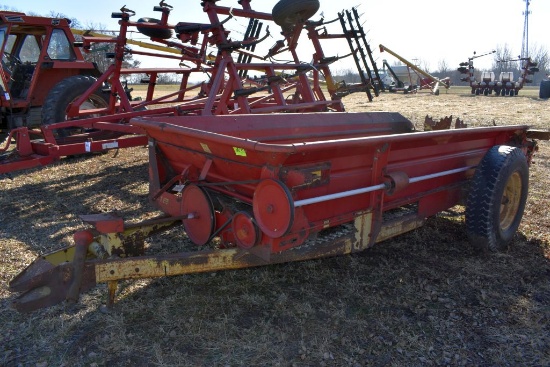 New Holland 518 Manure Spreader, Single Axle,  540PTO, Single Beater, Works Good, SN:  280703