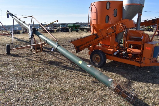 Speed King 8"x51' Grain Auger, 7.5HP Single  Phase