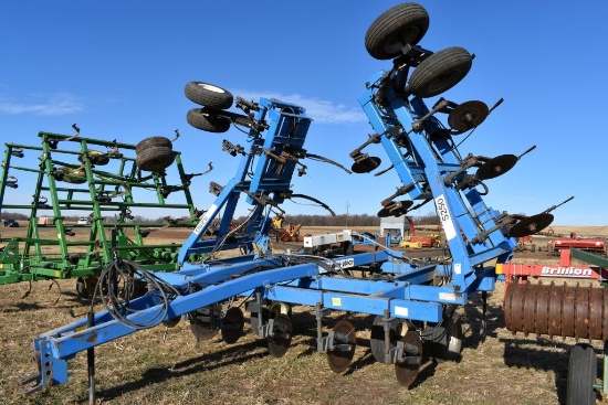DMI 5250 Anhydrous Tool Bar, 18 Knife 30"  Spacings, Coulters, Raven NH3 Cooler With  Monitor, Rear