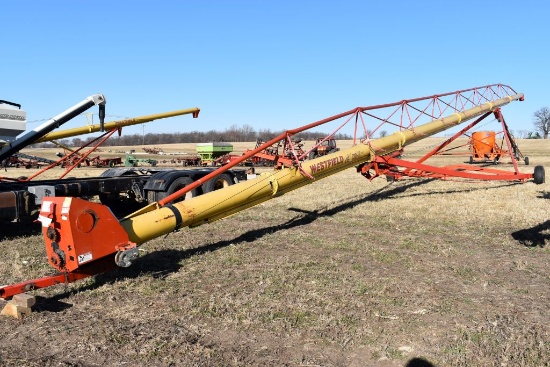 Westfield MK130-111 Auger, No Hopper Straight  Auger, No PTO Shaft, 13"x111', Hydraulic  Lift, SN: 1