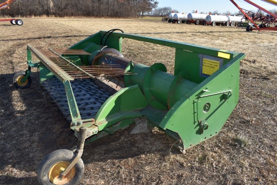 John Deere 212 Dummy Head, 7.5' Wide, 4 Belt  Pickup, SN: 432393
