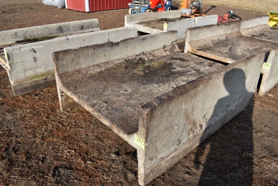 5' x 7' Section Of Concrete H Bunk