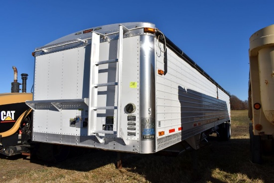 2005 Timpte Super Hopper Bottom Grain  Trailer, 42'x66"x96", Roll Tarp, 24.5 Rubber,  Air Ride, Pres