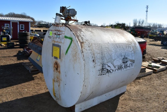 1000 Gallon Fuel Barrel With 110volt Electric  Pump, No Hose Or Nozzle