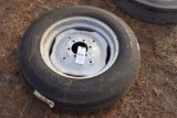 Titan 7.5-20 4 Rim Tire, New Tire, On 6 Bolt  Rim