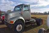 1994 International 8100 Day Cab Single Axle  Semi Tractor, Spicer 8 Speed, Cummins Diesel,  22.5 Rub