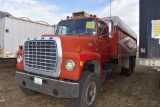 1978 Ford LT9000 Grain Truck, Tandem Axle  Twin Screw, 20' Crysteel Box & Hoist, New  Pump, 290 Cumm