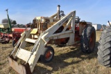Case 830 Gas Tractor With High Master 900  Hydraulic Loader, Case-O-Matic, Comfort King,  16.9x34 Ru
