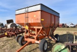 Bradford 225 Bushel Gravity Box, With Huskee  10 Ton Running Gear