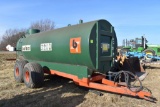 Balzer Model 3200 Liquid Manure Tank, Top  Load, Hydraulic Driven, 4 Injector Shanks,  Works Good