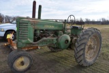 John Deere A, Electric Start, 13.6 x 38  Tires, 540PTO, N/F, Runs