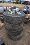 Cooper Discoverer ATP M+P LT285/70R17 Tires,  Load Range E, On American Racing Aluminum  Rims, 8 Bol
