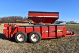 H&S 370 Heavy Duty Manure Spreader, Tandem  Axle, Dual Beater, 540PTO, Poly Floor &  Sides, Slop Gat