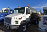 2001 Freightliner FL80 Water Tender Truck,  3000 Gallon Stainless Steel Tank, 4
