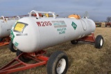 1000 Gallon Anhydrous NH3 Tank On Running  Gear With Flotation Tires