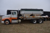 1997 International 9400 Fertilizer Tender  Truck, Willmar 16 Ton Dry Fertilizer Tender,  Side Shoote
