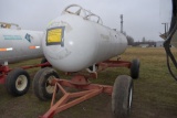 1000 Gallon Anhydrous NH3 Tank On Running  Gear With Flotation Tires