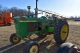 John Deere 3020 2WD Gas Tractor, Open  Station, Wide Front, 15.5×38 Tires, 3pt.,  450/1000PTO, Syncr