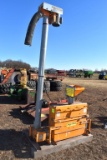 Agri-Val Hammer Mill Model HM-10, 10HP Single  Phase, 9' Vertical Auger With1 HP Electric  Motor