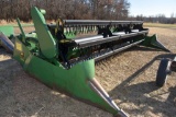 John Deere 220 Bean Head, Tiger Jaw Sickle,  Poly Skids, Poly Fingers, SN:232162H