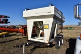 Friesen 240 Seed Express Seed Tender, Double  Compartment, Honda 5.5HP Power Unit, Tandem  Axle Trai