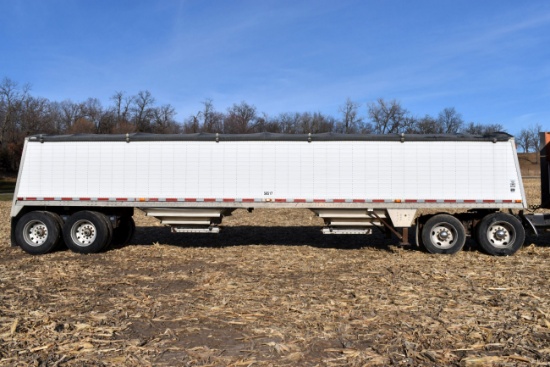 2007 Wilson Commander Hopper Bottom Grain Trailer, DWH-500C, 40’x66”x96”, All Aluminum Rims, 24.5 Ti