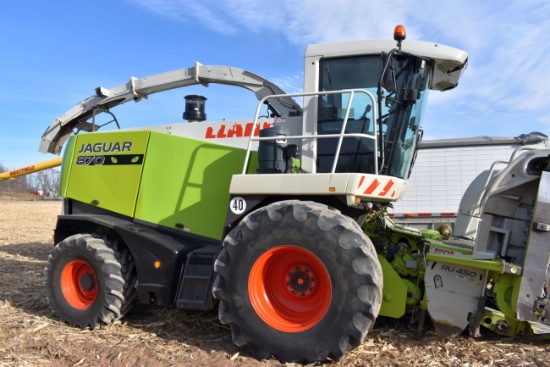 2006 Claas 870 Jaguar 4WD Forage Harvestor Speedstar “Green Eye”, 3706 Engine Hours, 3186 Cutter Hea