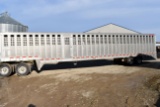 2014 Eby All Aluminum Ground Load Semi Livestock Trailer, 53’x102”x92”, 5 Compartment, Tandem Axle,