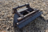 Manure Tire Scraper, Universal Skid Loader Plate