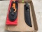 Case Fixed Blade Knife With Sheath &  Kershaw Fixed Blade Knife