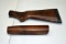 Checkered Wooden Stock & Forearm for Pump Action Shotgun