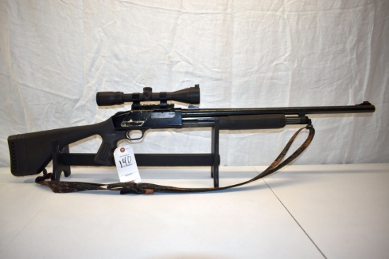Mossberg 500A Pump Action Shotgun, 12 Gauge, 2 3/4 or 3", 24" Fully Rifled Slug Barrel, Piston Grip,