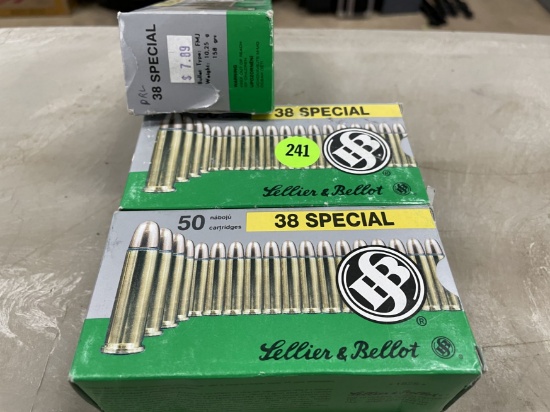 150 Rounds Of L&B 38 Special 158 GR FMJ Ammo