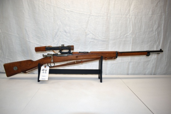 Swedish Carl Gustafs Stads 1917  Sniper Rifle, Bolt Action, 6.5x55MM, 3x65m/44 Scope, Sling, Leather