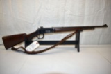 Winchester Model 64 Lever Action Rifle, 30 WCF Cal., Rear Peep Sight, Checkered Stock & Forearm, Sli