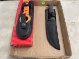 Case Fixed Blade Knife With Sheath &  Kershaw Fixed Blade Knife
