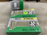 150 Rounds Of L&B 38 Special 158 GR FMJ Ammo