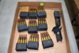 72 Rounds .30 Cal M1 Military Ammo with clips